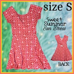 sweet sexy salmon summer SUNDRESS size S
